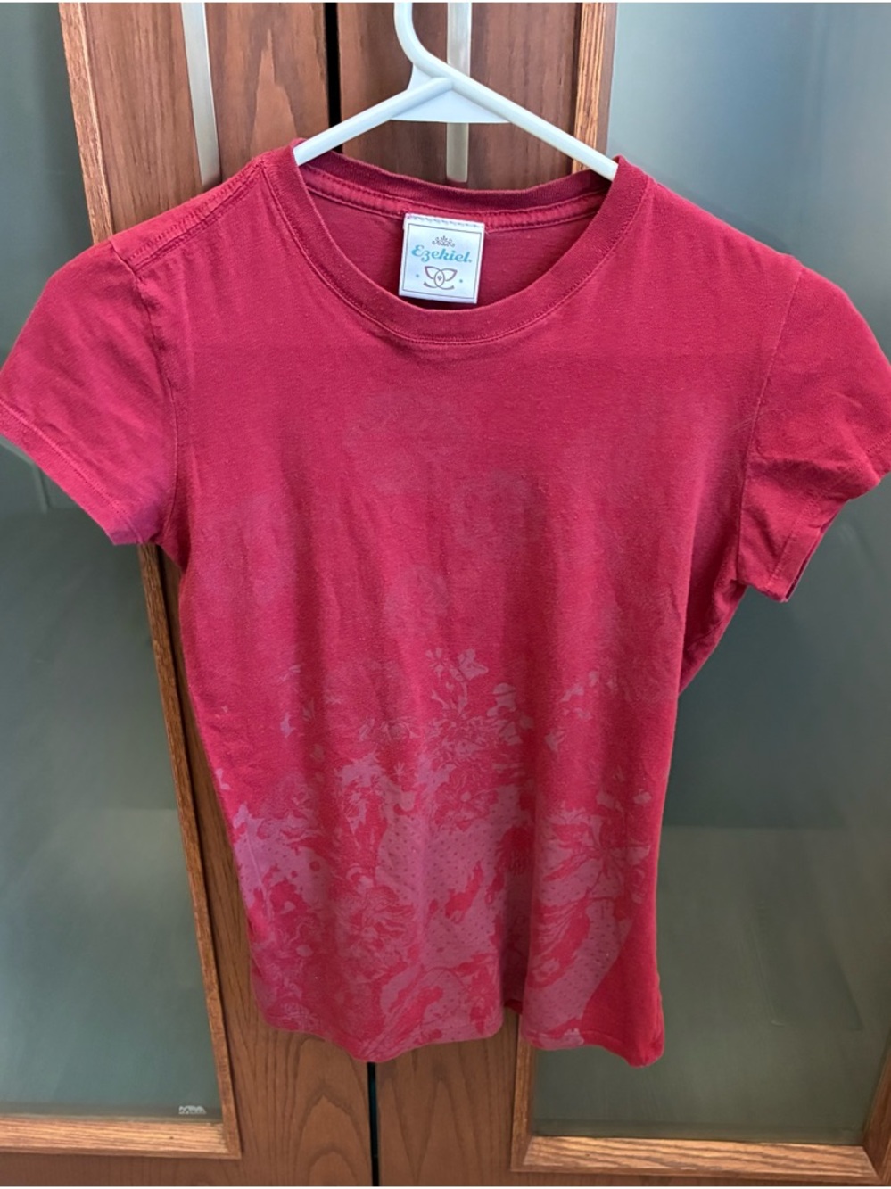 Ezekiel Maroon Crewneck Tee